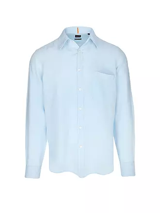 BOSS | Leinenhemd Regular Fit RELEGANT | hellblau